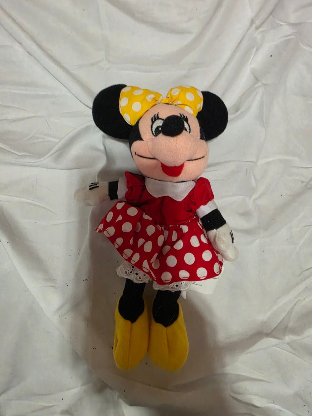 Vintage Disney Store Minnie Mouse Mini Bean Bag Plush Toy